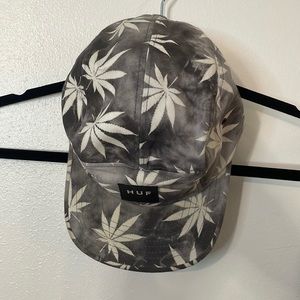 HUF 5 Panel Hat Black White Grey